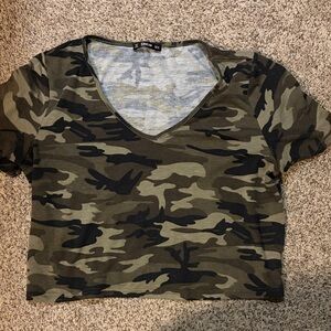 🌟3 for $15🌟 SHEIN Camouflage Crop Top
